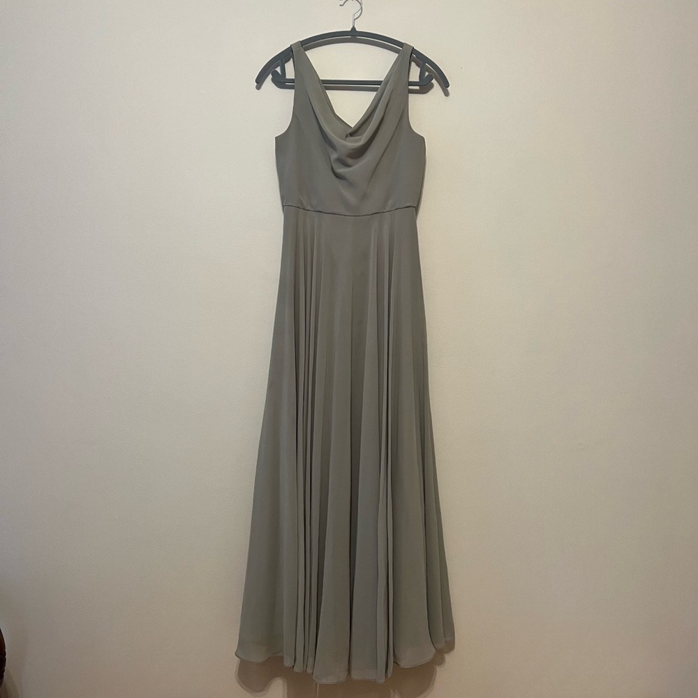 Jenny Yoo Liana Dress in Sage size 4